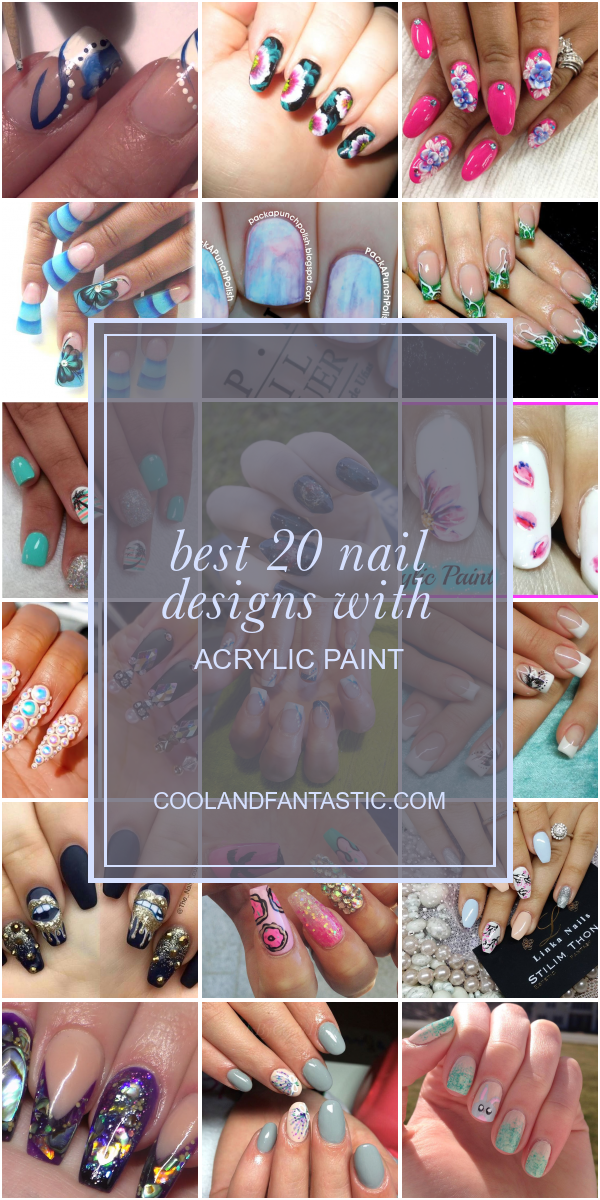 Best 20 Nail Designs with Acrylic Paint - Home, Family, Style and Art Ideas